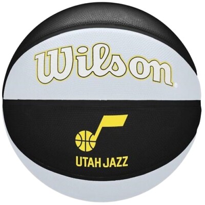 Basketball Unisex, Wilson NBA Team Tribute Utah Jazz Ball, Schwarz