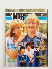 INTER FOOTBALL CLUB 7 LUGLIO 1988 +POSTER MALGIOGLIO -FACCHETTI-BRAMIERI-BREHME