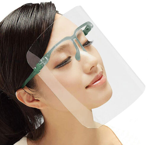 Paquete de 10 - Protectores faciales con marcos de gafas de salvia cómoda protección antiniebla - Imagen 3 de 8