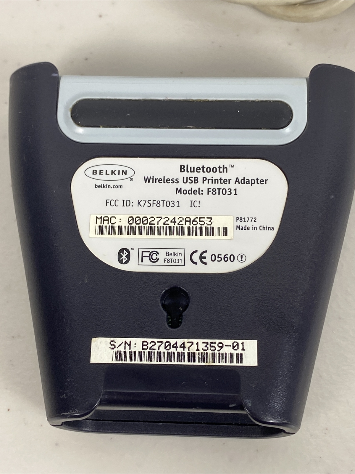 belkin bluetooth printer adapter