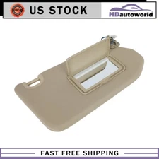 For Infiniti JX35 2013 Right PASSENGER Side Tan Sun Visor W/Lamp