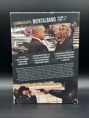 Commissario Montalbano Sammelbox 1 DVD Box 12 DVD Filme 1-12 NEU OVP N5144 - Bild 2 von 6