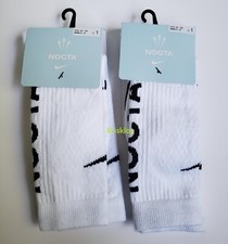 NEW - Nike x NOCTA Crew Socks - 2 PAIRS - Youth Size 3Y-5Y - Womens 4-6 - Drake