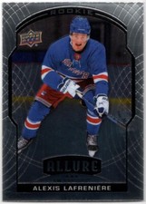 2020/21 Upper Deck Allure ALEXIS LAFRENIERE RC Rookie Card #100. rookie card picture