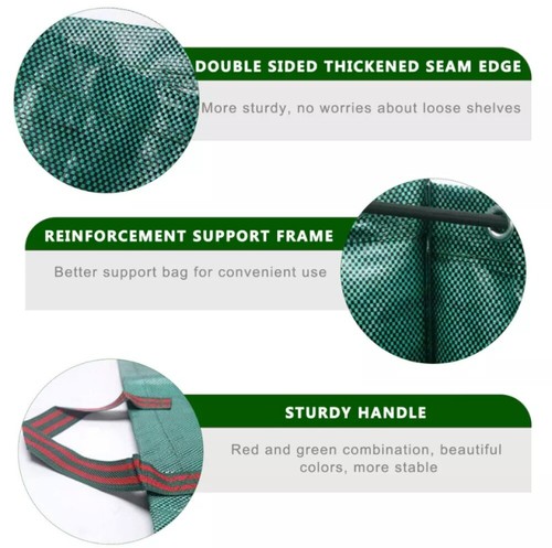 4/8tlg Gartensack Säcke Laubsack Gartenabfallbehälter 272/300L Gartentasche - Bild 19 von 28
