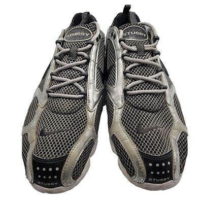 NIKE stussy スピリドン ケージ 4 spiridon cage 4 Nike Air Zoom Spiridon Cage x Stussy Pure Platinum Mens Size