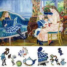 Wooden Jigsaw Puzzle for Adults by FoxSmartBox -220 Pcs - Afternoon at Wargemont