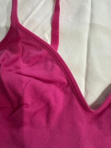 3 Jockey cotton bras in dark pink, lime green, and mint green, 34A - Picture 3 of 13