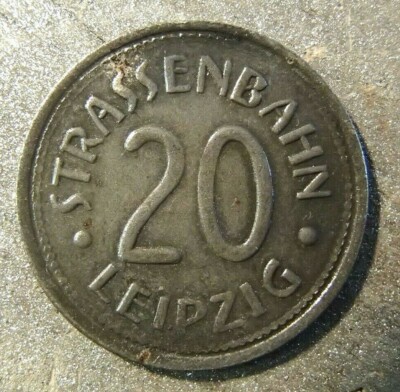 GERMAN NOTGELD -  LEIPZIG 20 PF. NO DATE