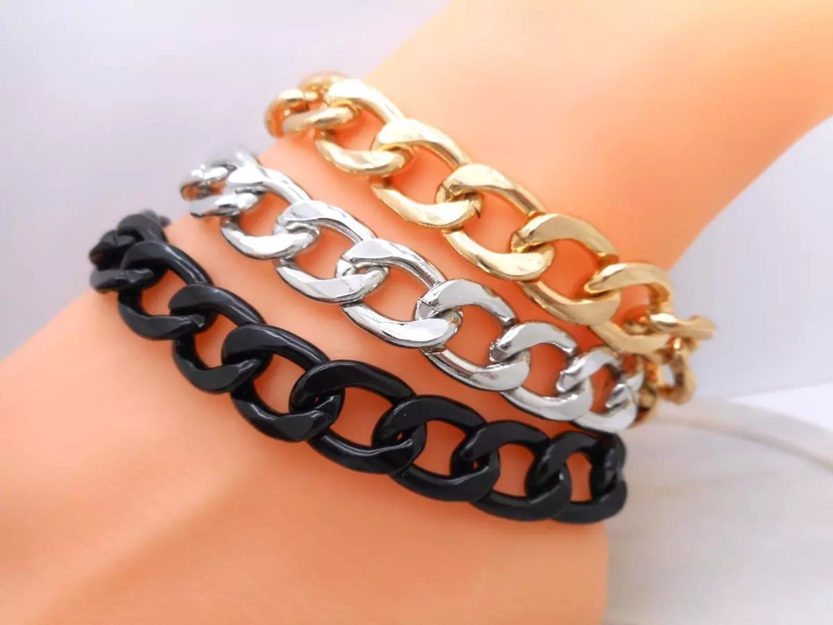 New Thick Anklet Ankle Bracelet Women s Unique Chain Accent Gold