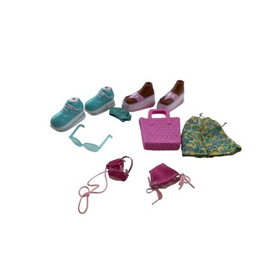 Bratz MGA Doll Clothes & Accessories Set - Shoes Bag Sunglasses Tops & Skirt