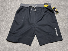 NWT Speedo XL Swim Trunks Black Gray Marina Volleyball Board Shorts Beach Lake