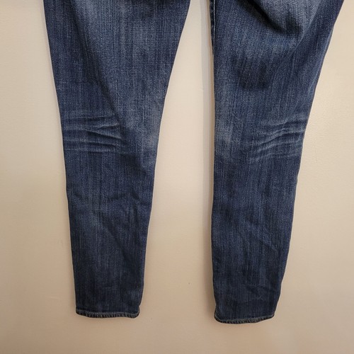 Vaqueros ajustados para mujer Lucky Brand Lolita 4 lavado medio elásticos en dificultades de mezclilla - Imagen 7 de 8