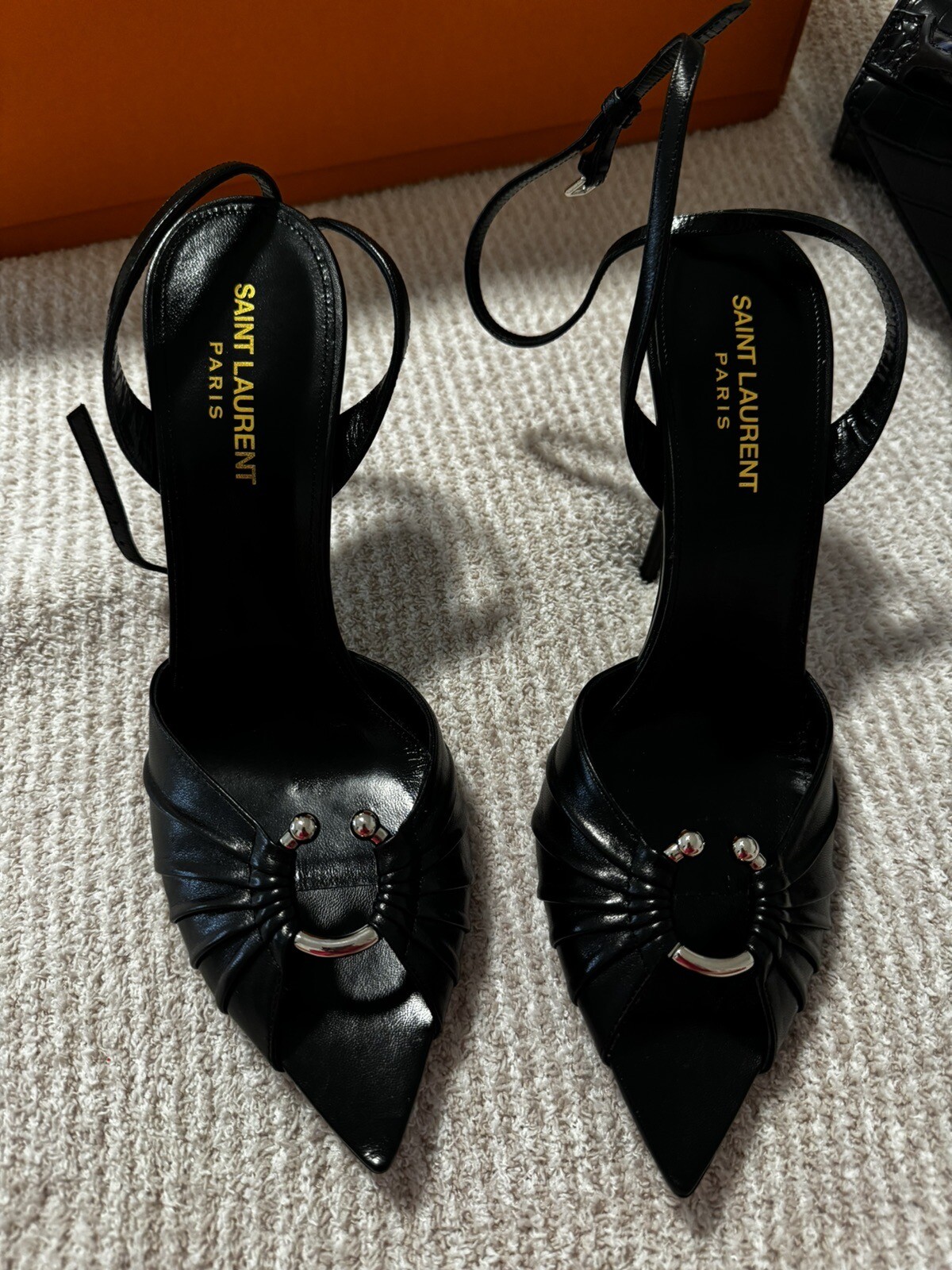 Saint Laurent XSL Tacchi cinturino alla caviglia