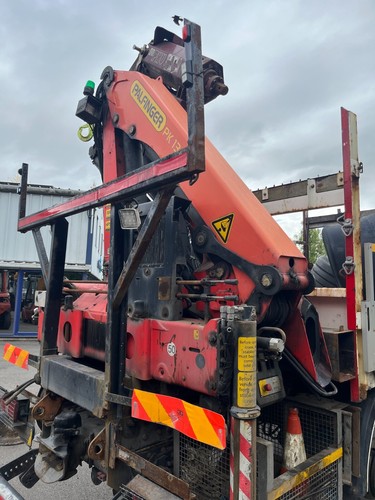 PALFINGER PK13001K CRANE 2017 PIPED FOR AUGER USED LIGHT FIRE DAMAGE HIAB ATLAS - Picture 3 of 16