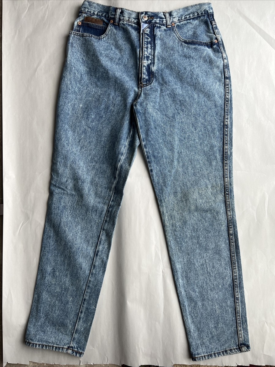 Vtg Bugle Boy Basic Jeans Men's Size 35 x 32 Tapered Leg Blue