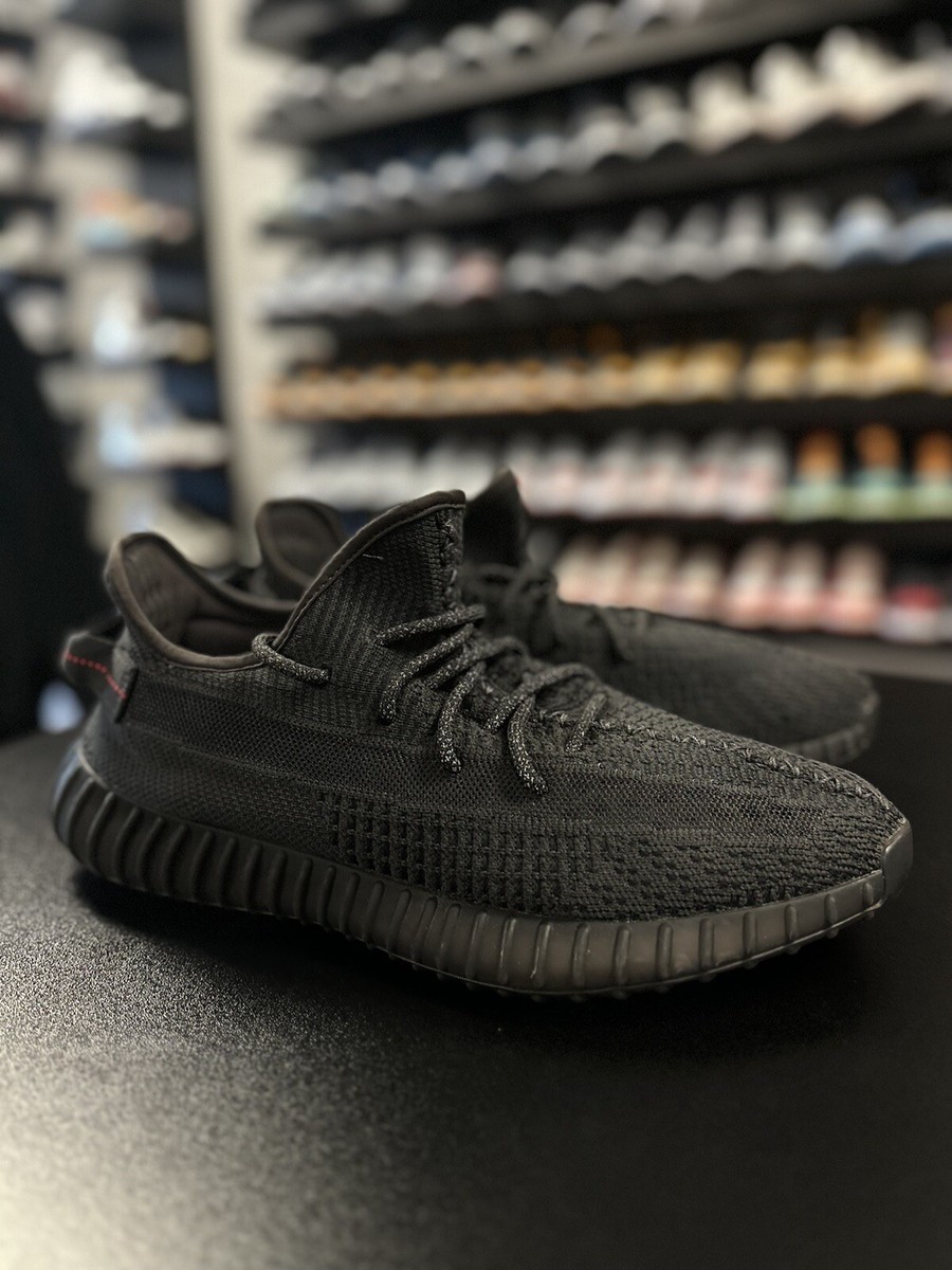 Size 12 - adidas Yeezy Boost 350 V2 Low Black Non-Reflective 100