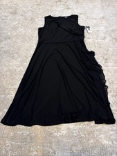 Chaps Black Dress Size XL