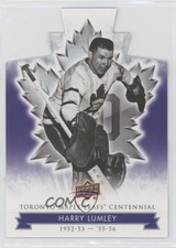 2017 Toronto Maple Leafs Centennial Blue Die-Cut Harry Lumley #72 HOF 0d7y