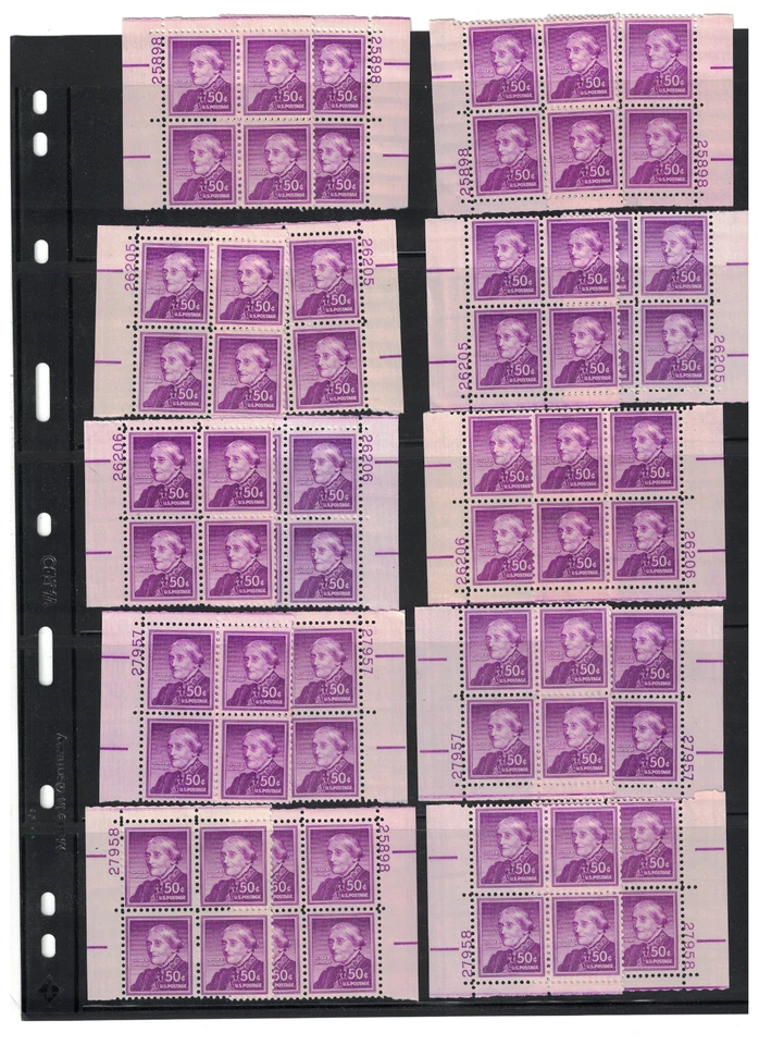 #1051 - Fantastic Complete Matched Set of 40 Plate Blocks - F/VF NH - Image 2 of 2