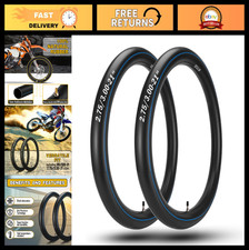 2-Pack Heavy Duty 21" Inner Tubes 80/100-21  90/90-21, 2mm Thick, TR4 Valve, Fi