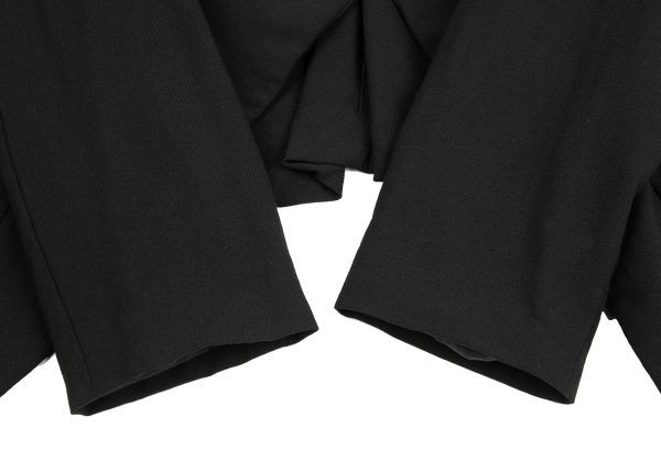 COMME des GARCONS wool buttonless short jacket bl… - image 6