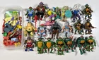 Vintage Action Figure Lot of 19 Teenage Mutant Ninja Turtles & Misc VTG assorted