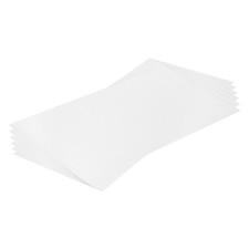 ABS Plastic Sheet 24 Inch x 12 Inch x 0.02 Inch ABS Styrene Sheets White 6 Pcs