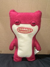 Fuggler Rare Red Awkward Bear 12 Plush Spin Master Retired