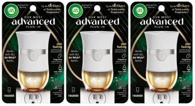 3 Air Wick Plug in Scented Oil Advanced Gadget, Air Freshener, Essential Oils