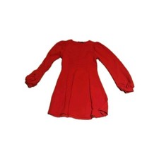 Pretty Red Mini Dress Size US 8. Worn Only Once. Excellent Condition.