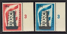 Netherlands Bajos. MNH Yvert 659/60. 1956. Series Completa. Magnifica. Yvert