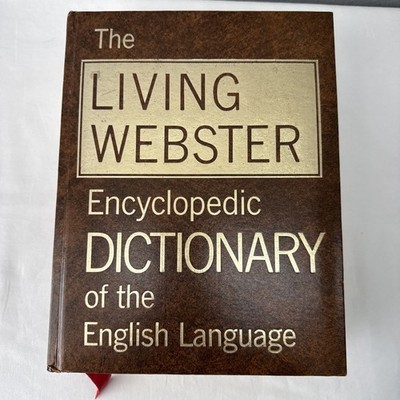 1977 The Living Webster Encyclopedic Dictionary of the English Language Book