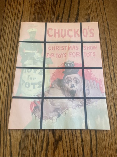 CHUCKO THE CLOWN KABC TV 1960s Christmas Show For Toys For Tots Program Marine