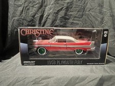 GreenLight 1958 Plymouth Fury “Christine” 1:24 Die-Cast – Green Wheels Chase