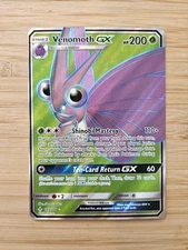 Venomoth GX 193/214 Unbroken Bonds NM Full Art Pokemon Card