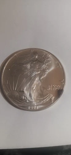 U.S. Mint American Eagle 1994 1 oz .999 Fine Silver One Dollar Coin Uncertified