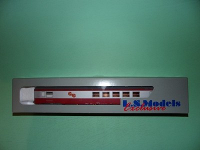 LS MODELS GRILL EXPRESS Restaurant Car Red/Grey 40150 NEW and RARE