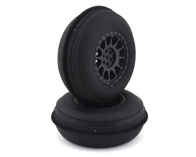 Team Associated Sand Ribbed Pre-Mounted Front Tires w/Method Wheels (Black)