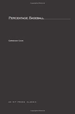 PERCENTAGE BASEBALL (MIT PRESS) By Earnshaw Cook *Excellent Condition*