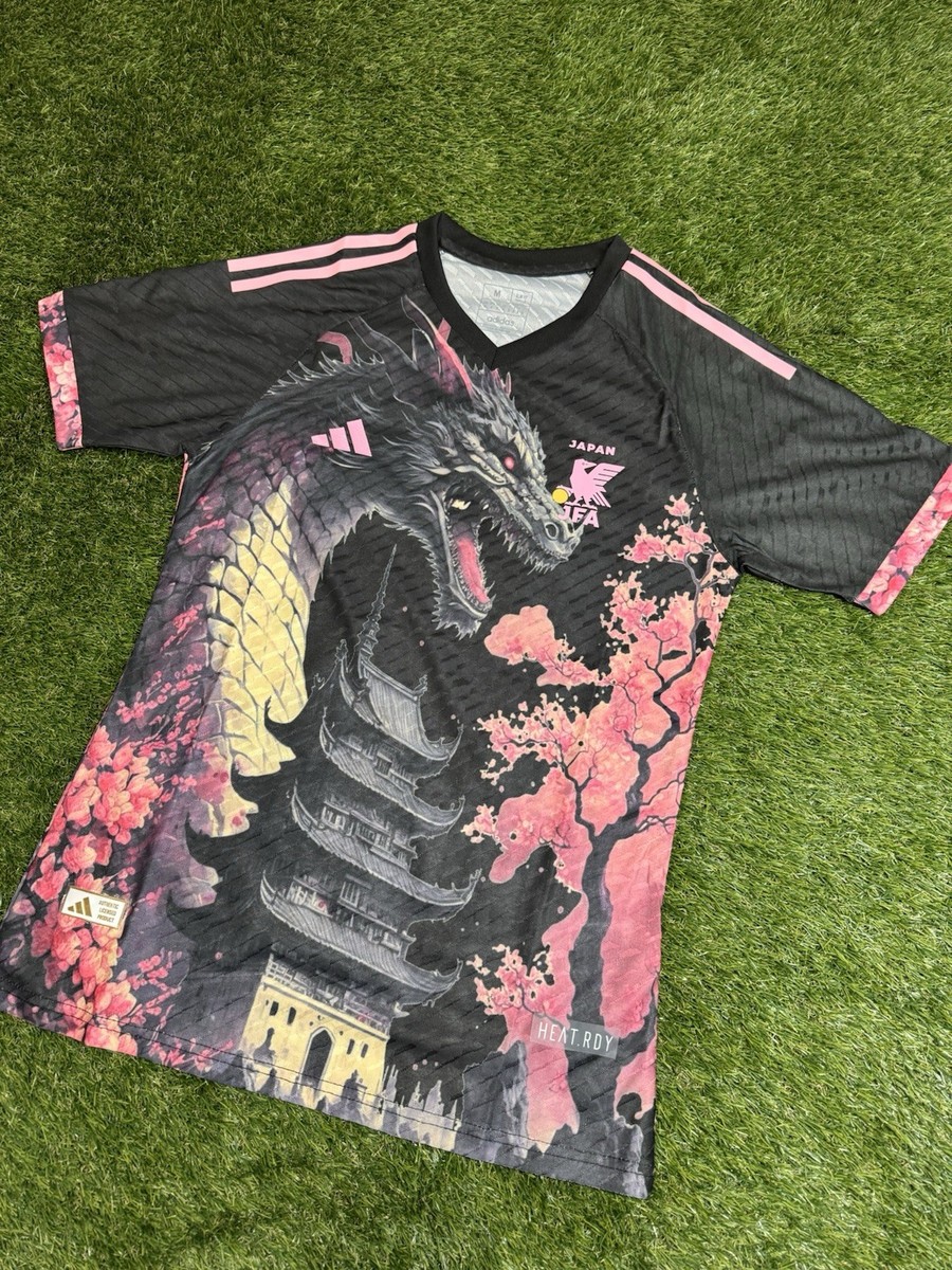 Japan National Team Dragon Blossom Jersey – Adidas Heat.RDY Black