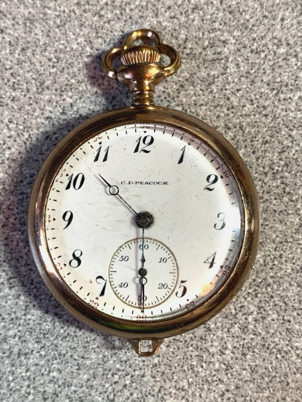 Vintage Elgin National Watch company small size pocket/wrist watch Runs!