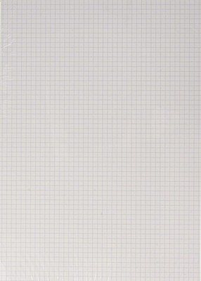 975167C  Ries mit 20 Bogen Bristolpapier DIN A4 21x29,7 cm, 205g, kariert, id...