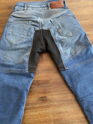 Motorrad Jeans Damen, Größe W28/L32 mit Projektoren