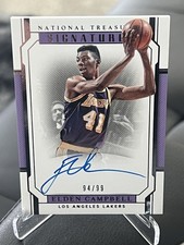 2018-19 Panini National Treasures - Signatures Elden Campbell #SG-ECB /99 (AU)