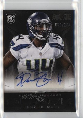 2013 Panini Black Rookie Signatures /199 Spencer Ware #183 Rookie Auto RC 9s2