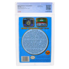 Graded NES Cart CIB - Wheel of Fortune: Family Edition CGC 6.0