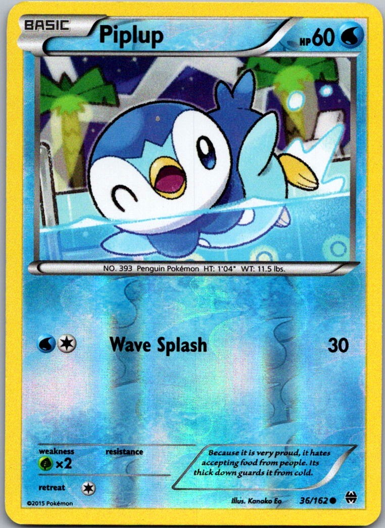 Piplup Common XY - BREAKthrough 36/162 NM