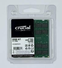 Crucial 32GB 2x16GB 3200MHz 260-pin SODIMM DDR4 RAM Memory Kit