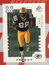 2000 SP Authentic #123 Bubba Franks Green Bay Packers Future Watch /1250